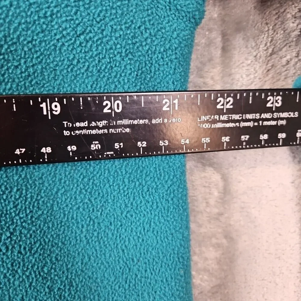 Classic Elements Women's sz M  Green Fleece Jacket button - Picture 6 of 9